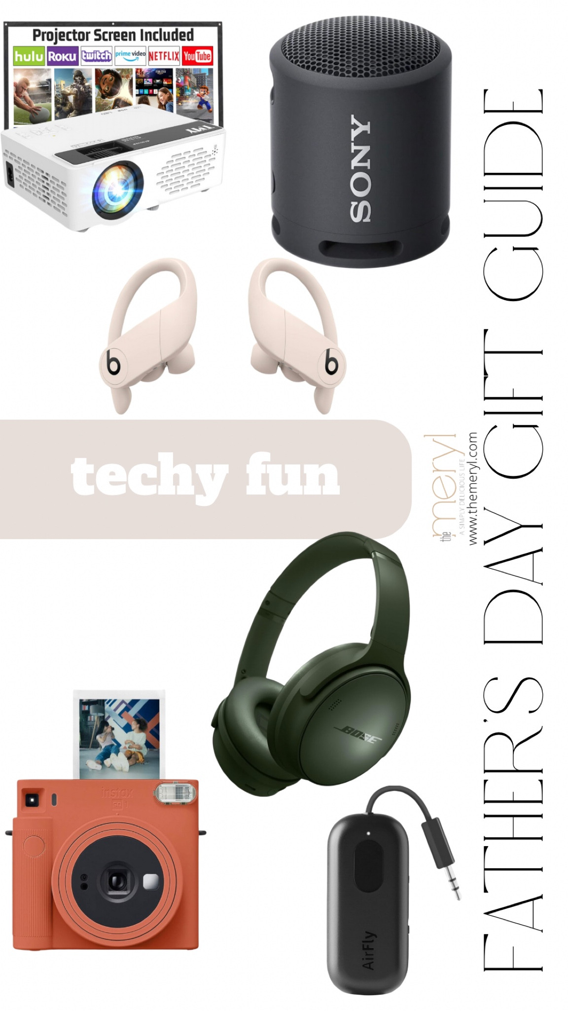 Father’s Day gift ideas for the dad who likes a little tech with his fun 
Projector Beats Earbuds Bose Headphones Instant Camera Bluetooth Speaker AirFly

#LTKTravel #LTKMens #LTKGiftGuide