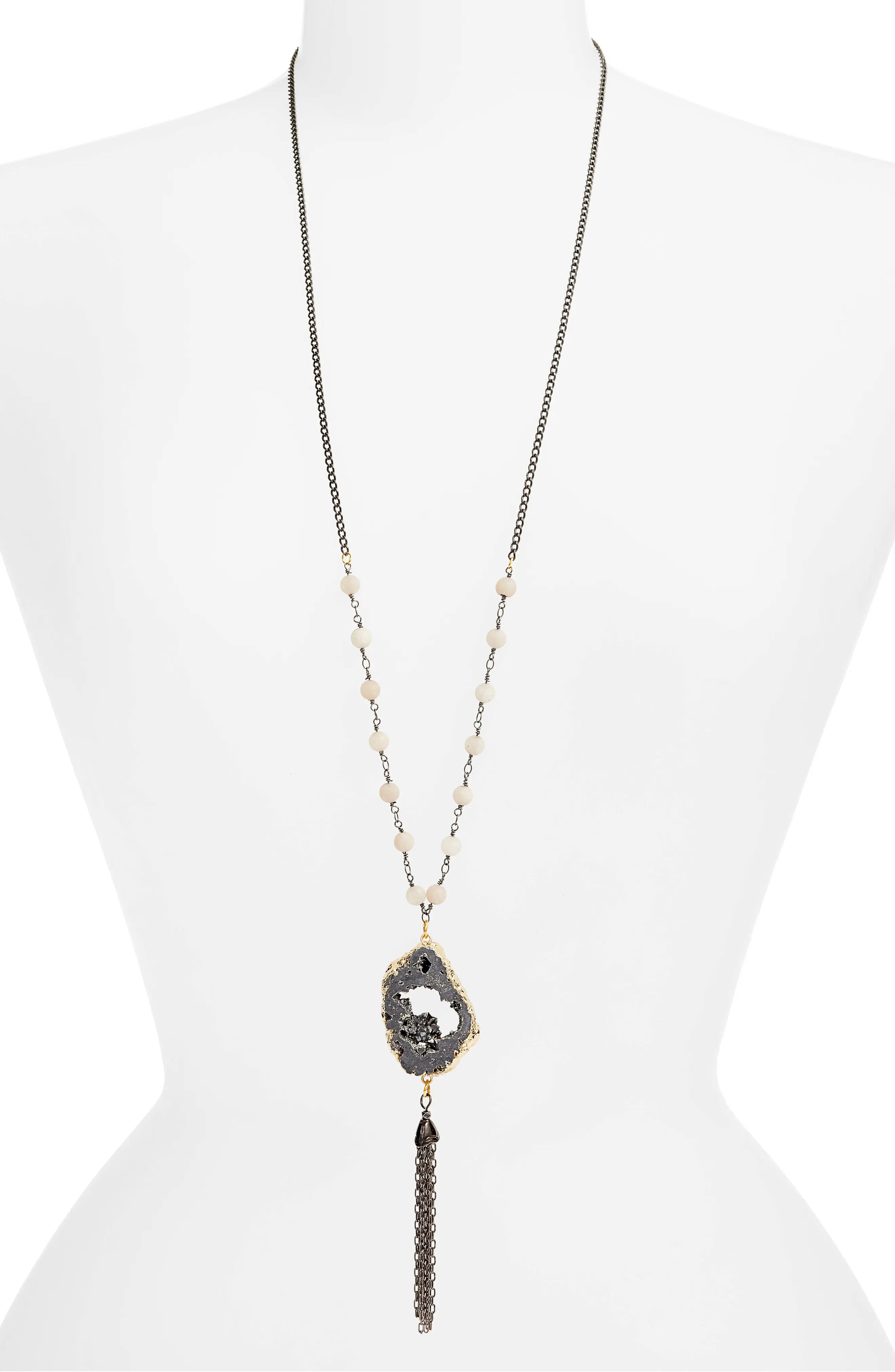 Mad Jewels Katey Tassel Pendant Necklace | Nordstrom