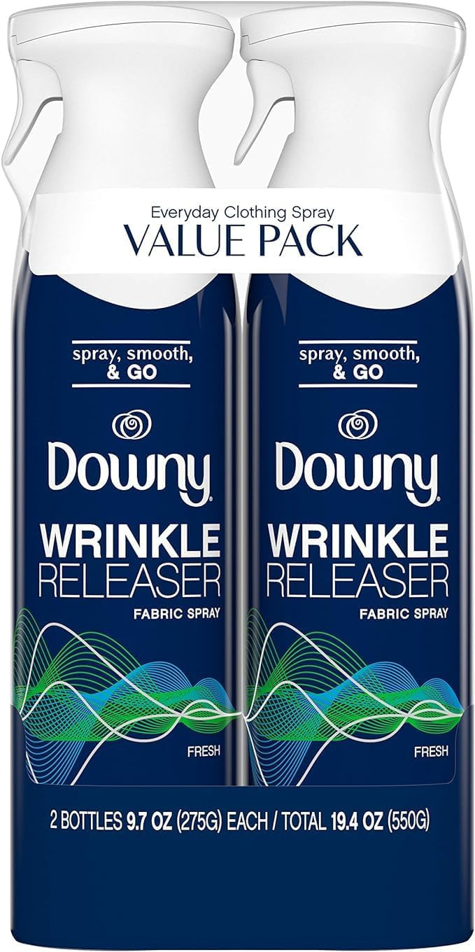 Downy Wrinkle Releaser Spray, All in One Formula, Removes Wrinkles, Static and Odor Eliminator, L... | Amazon (US)
