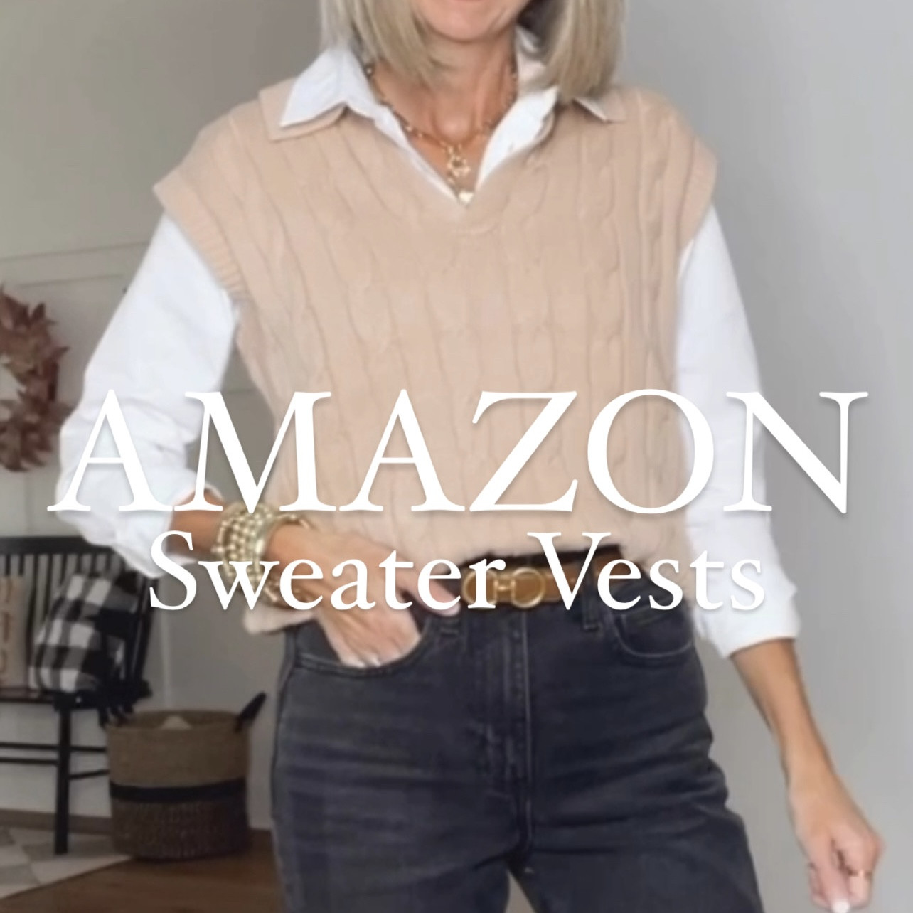 Love these classic cable knit sweater vests! Wearing a smallSwipe left for next video | Amazon (US)