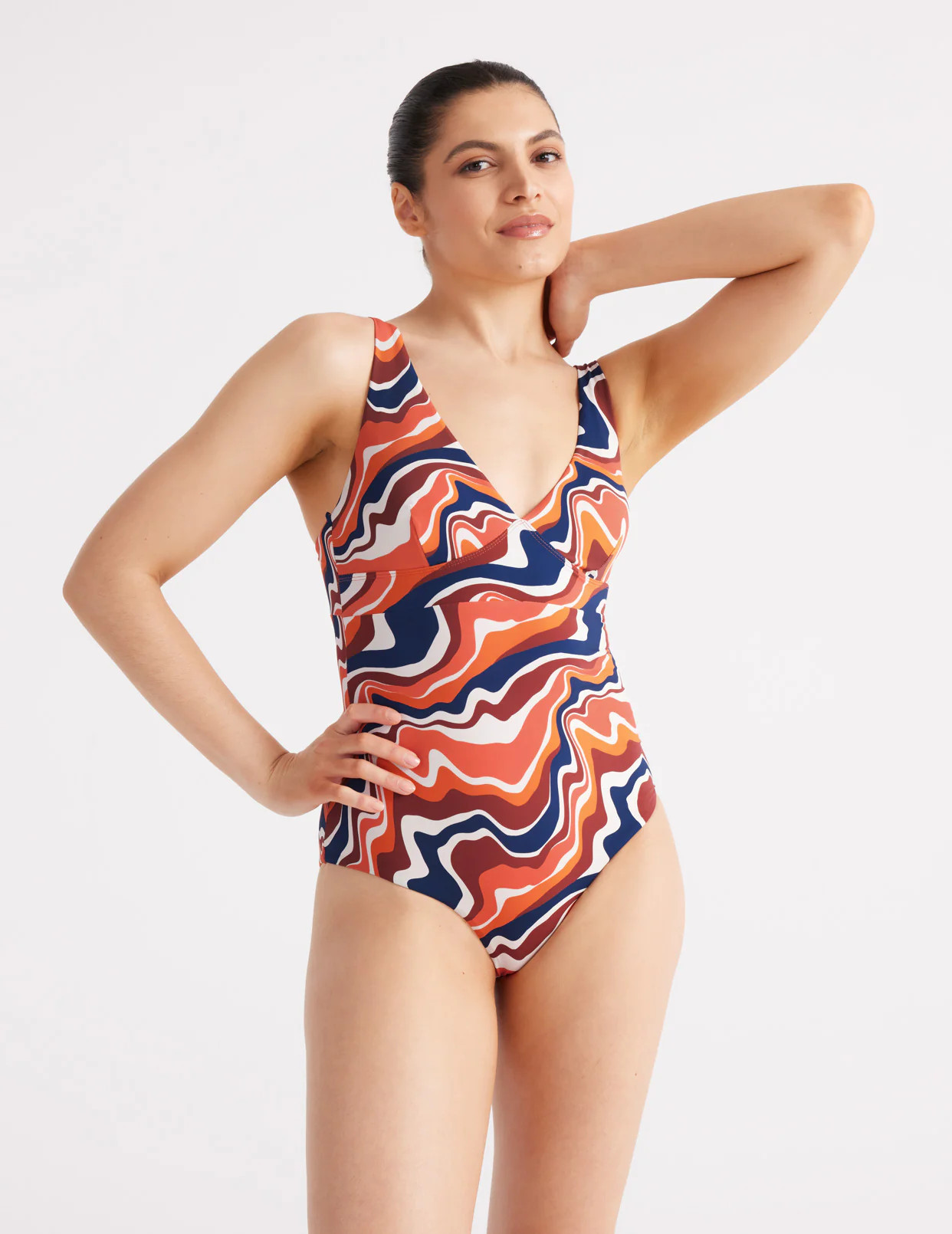 Deep V One Piece Swimsuit | Knix