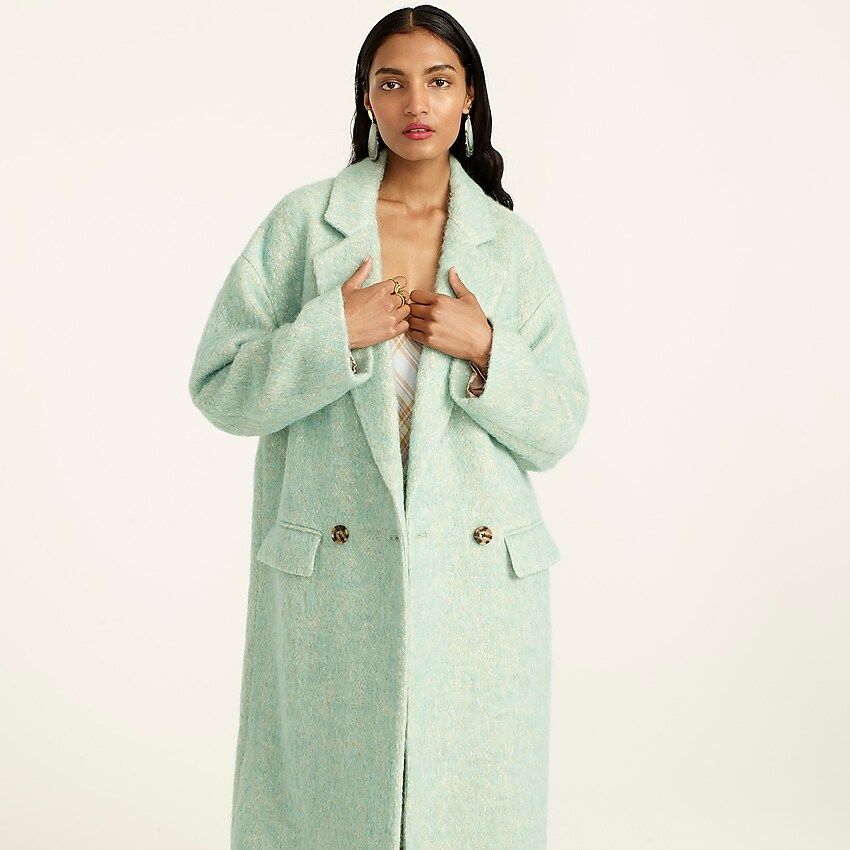 Relaxed topcoat in Italian brushed wool | J.Crew US