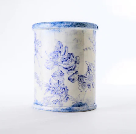 Arte Italica Giulietta Blue Utensil Holder | Lavender Fields