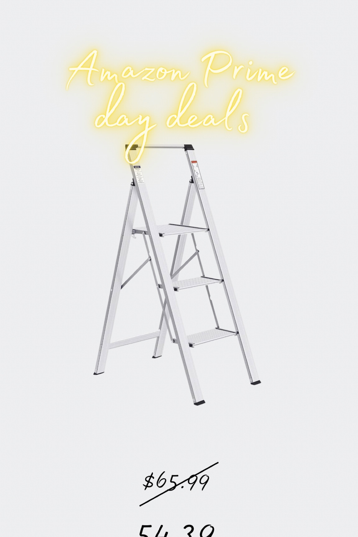 Slim three step ladder. The little things that make a huge difference! I love this thing! 

#LTKxPrimeDay #LTKsalealert #LTKhome