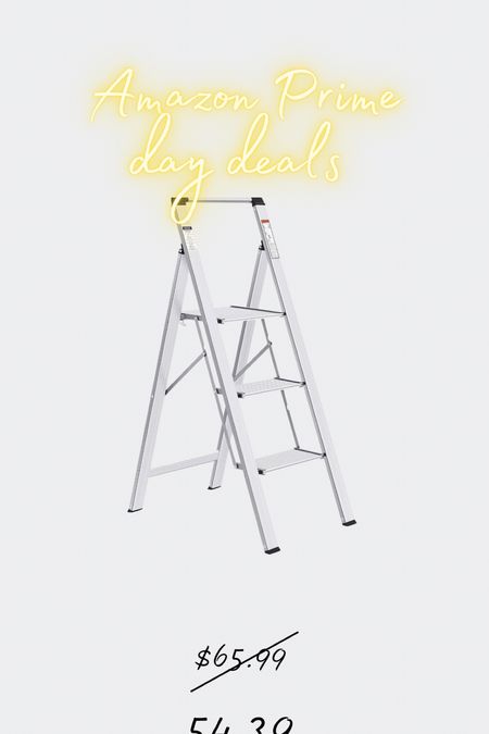 Slim three step ladder. The little things that make a huge difference! I love this thing! 

#LTKxPrimeDay #LTKsalealert #LTKhome