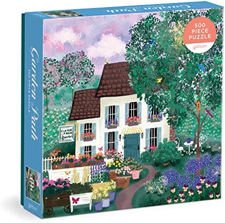 Galison Garden Path – 500 Piece Puzzle Fun and Challenging Activity with Bright and Bold Artwor... | Amazon (US)
