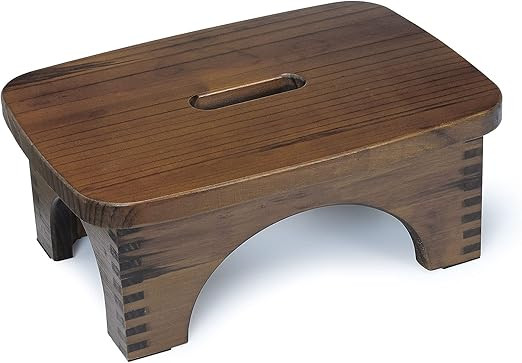 Stepping Stool for Adults and Kids, Wood Step Stool Max Load 330 Pounds by S SEEKINGTAG - No Asse... | Amazon (US)