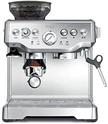 Sage Appliances SES875 the Barista Express, Siebträgermaschine, Gebürsteter Edelstahl | Amazon (DE)