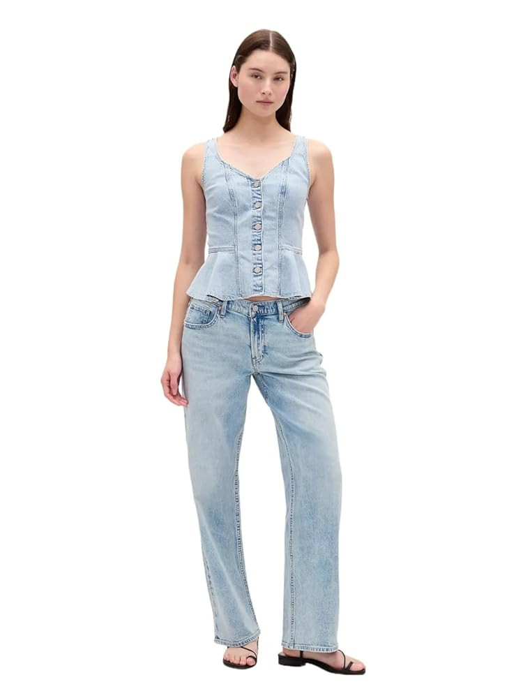 GAP Women's 90's Low Rise Loose Jeans | Amazon (US)