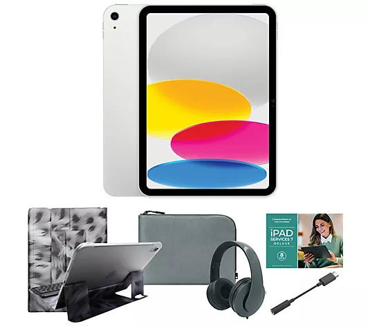 Apple 11" iPad 128GB Bundle w/ Bluetooth Keyboard and Accessories - QVC.com | QVC