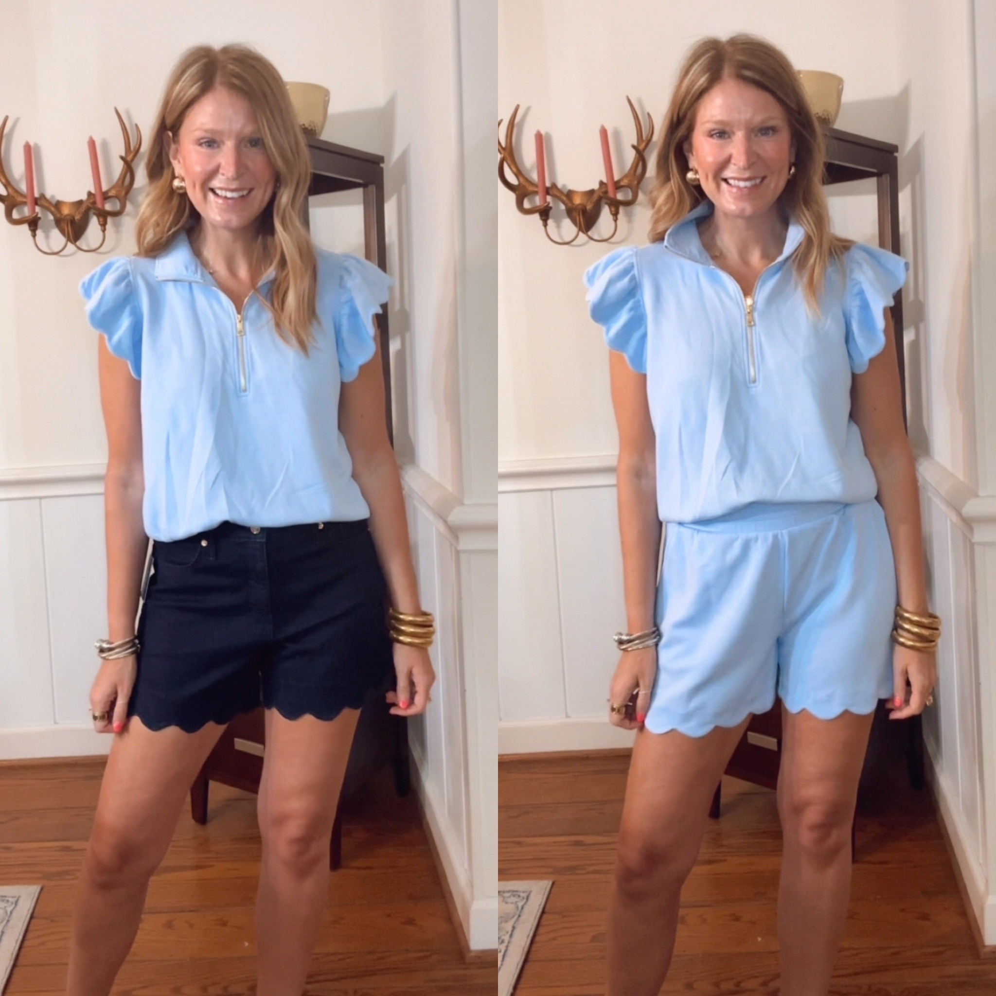 The blues caught my eye in Belk - sets, dresses, tops, etc. the prettiest summer color in must have styles. 

#belk #summerblues #blue #summerstyle
