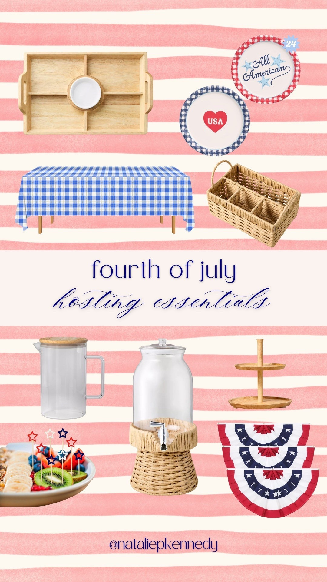 July 4th hosting essentials ❤️💙 

#LTKSeasonal #LTKParties #LTKHome