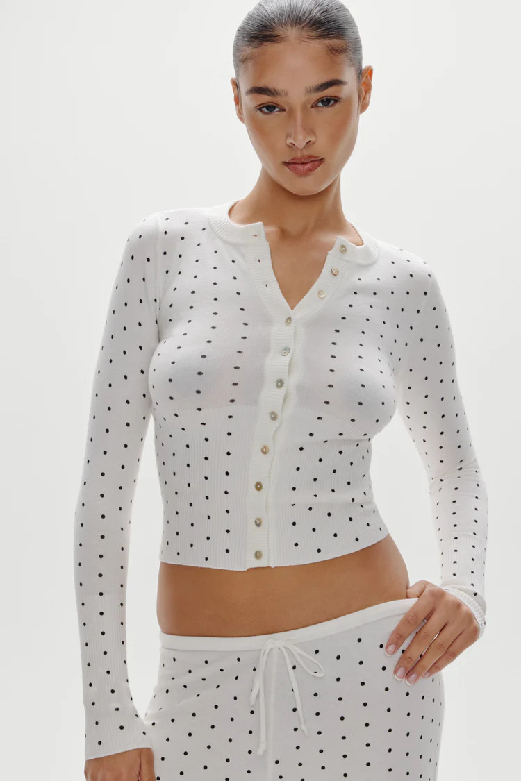 Lenon Button Up Knit Sweater | Frankies Bikinis