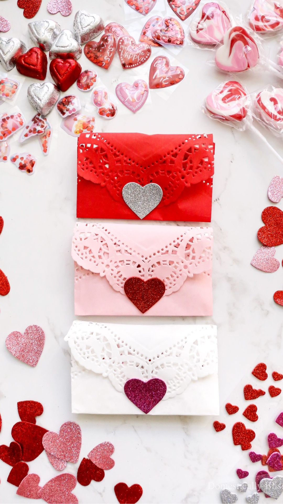 These DIY Heart Doily Envelopes are a cute and inexpensive way to gift candy, notes, and stickers this Valentine’s Day.

See details:
https://domesticallyblissful.com/diy-heart-doily-envelopes/

🔗 Join our newsletter: https://domesticallyblissful.com/newsletter/ 

#LTKKids #LTKSeasonal #LTKHome