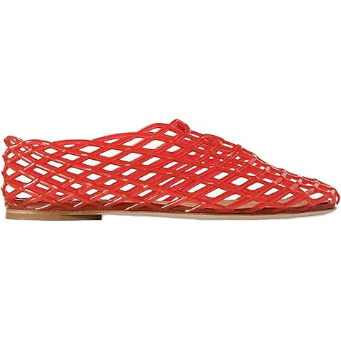 Jelly Mesh Ballet Flats for Women，Closed Toe Adult Jelly Shoes Women，Comfortable Clear Jelly ... | Amazon (US)