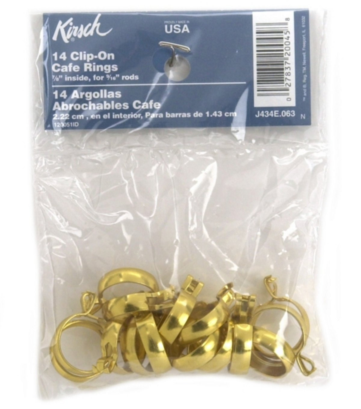 Kirsch Cafe Rings | Amazon (US)