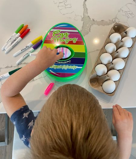 Only 10 days until Easter! We love the Eggmazing Egg Decorator because it’s mess free, odor free, easy to store, eco friendly, quick drying, toddler friendly, and nontoxic !

#LTKfamily #LTKkids #LTKSeasonal