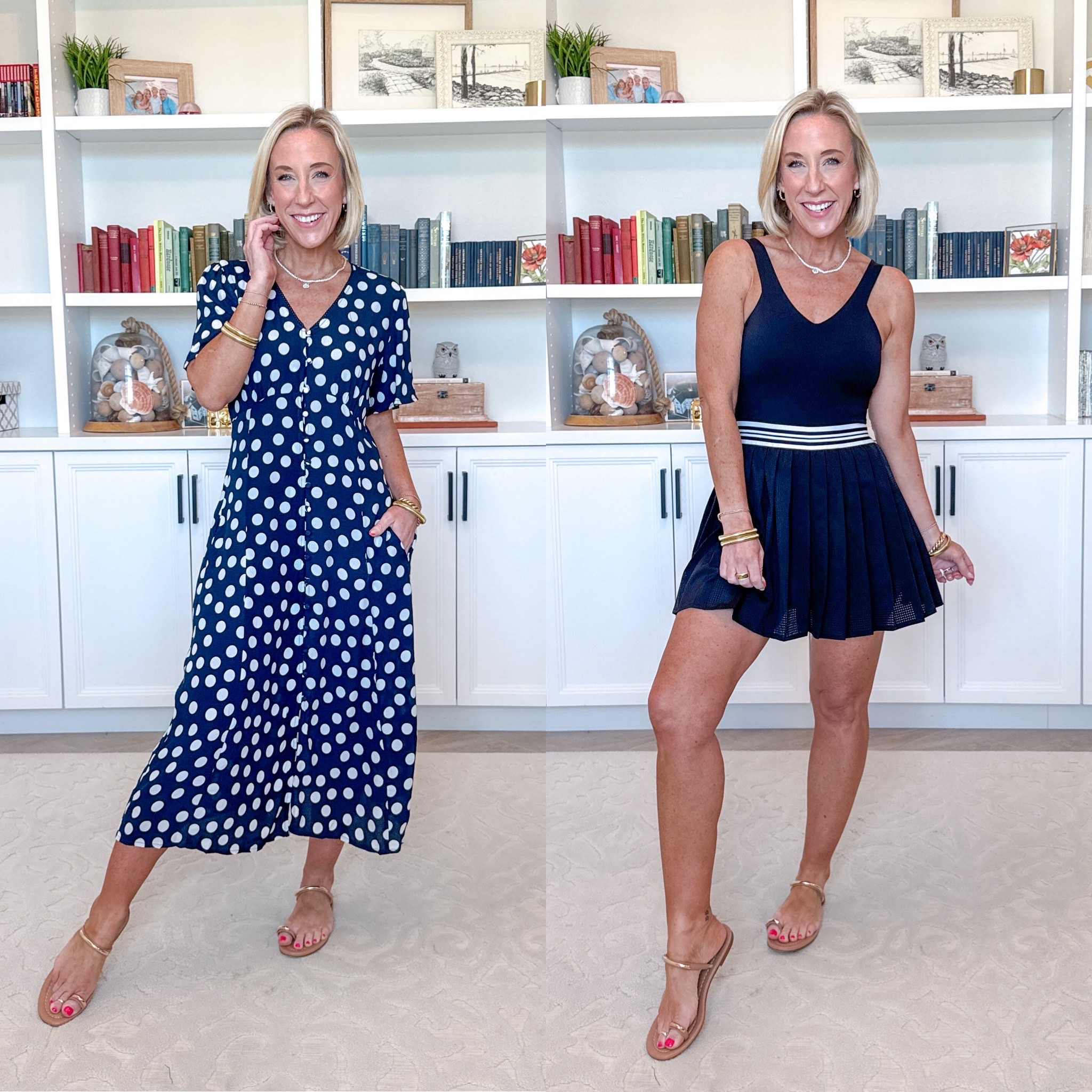 Walmart - casual to active dresses - under $26. Empire Waist Midi Dress with Short Sleeves - size XS. $24.98. 3 colors. Tennis Dress with Pleated Skort - size XS. $25. 2 colors. 

 

#LTKOver40 #LTKSeasonal #LTKActive