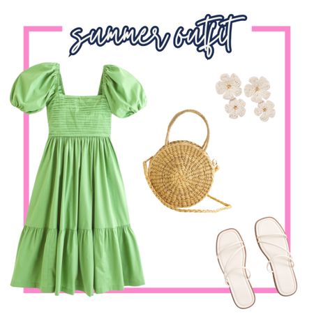 the perfect summer outfit to wear on vacation 💚🌴

Dress, Abercrombie, rattan bag, raffia earrings, sandals

#LTKSeasonal #LTKTravel #LTKStyleTip