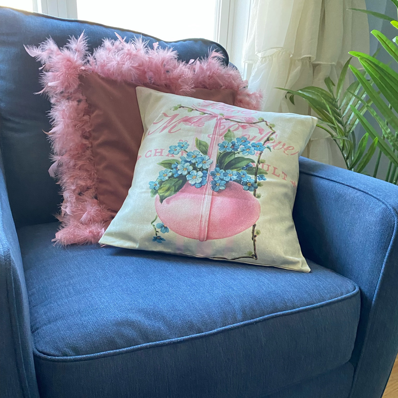 ONLY 3 LEFT AND IN 1 CART
Price: $33.00
Original Price:$44.00
25% off sale for the next 6 hours
Easter Pillows, Bunny Pillows, Easter Decor, Burlap Pillow Cover, French Pillows, Sofa Pillows, Couch Pillow, Cushion Covers, #EHD0109

Top-of-the-line design and comfort are one and the same with the blue Jarreau chair. The sleek silhouette and oversized pillow back make it a blissful contemporary retreat that you’ll want to sink back into every time. The piping along the arms as well as the tapered, exposed feet add a chic, timeless touch to top off the piece. Perfect for small space living and entertaining.
Corner-blocked frame
Loose cushions
High-resiliency foam cushions wrapped in thick poly fiber
Polyester upholstery
Exposed feet with faux wood finish
Estimated Assembly Time: 15 Minutes

#LTKhome #LTKSeasonal #LTKsalealert