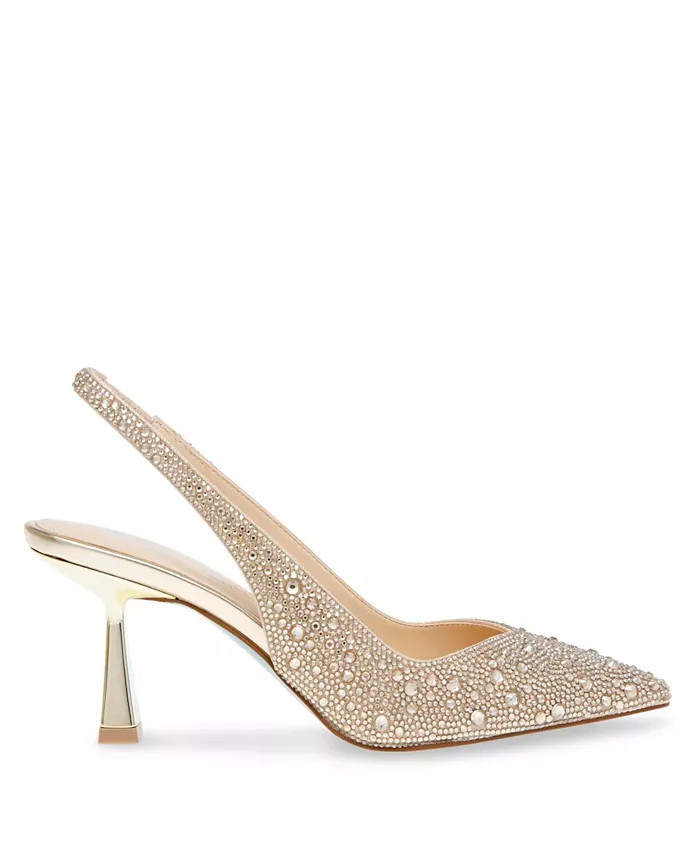 Betsey Johnson Women's Clark Slingback Evening Pumps - Macy's | Macy's