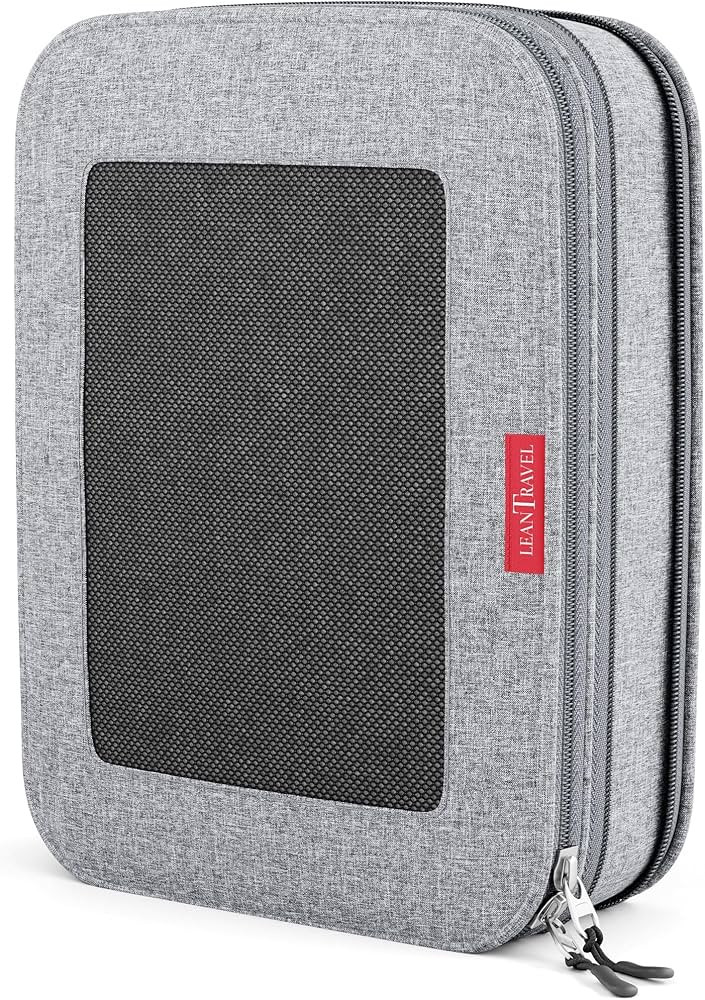 LeanTravel Premium Compression Packing Cubes for Travel - Suitcase Organizer Bags with Double Zip... | Amazon (US)