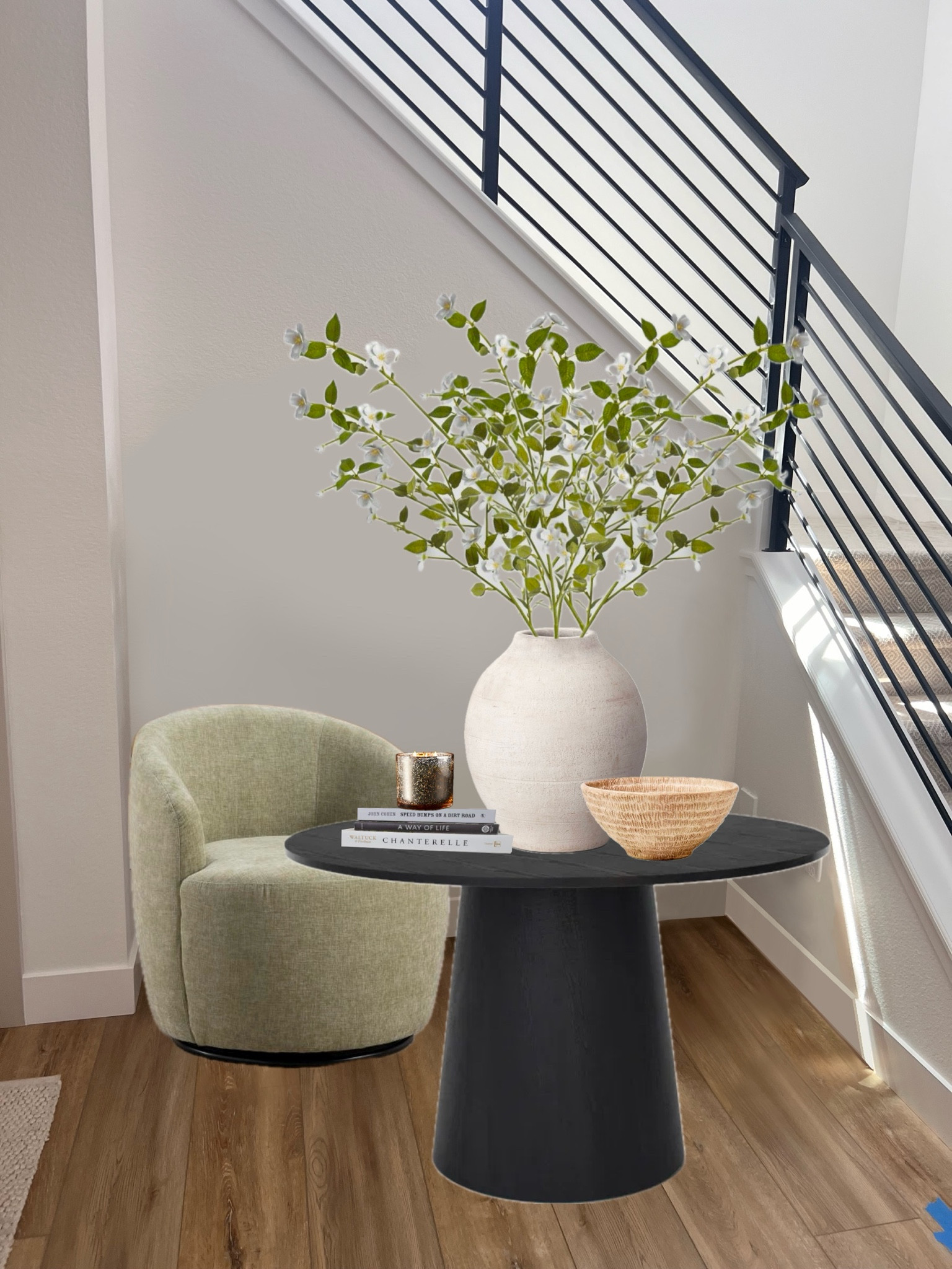 Round tables in entryways are my favorite! They create a beautiful focal point, a drop zone, and are rare enough to always merit compliments from your guests  

#LTKHome