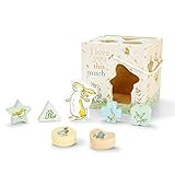 KIDS PREFERRED Guess How Much I Love You Wooden Montessori Shape Sorter with Rope Handle, 7 Block... | Amazon (US)