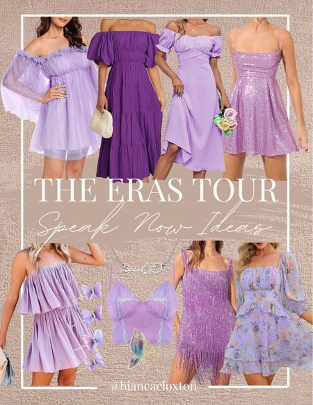 The Eras Tour - Speak Now Outfit Ideas 💜

Purple Dress, butterfly Clips, Concert Outfit, Girly, Sequin Dress



#LTKFind #LTKstyletip #LTKunder50