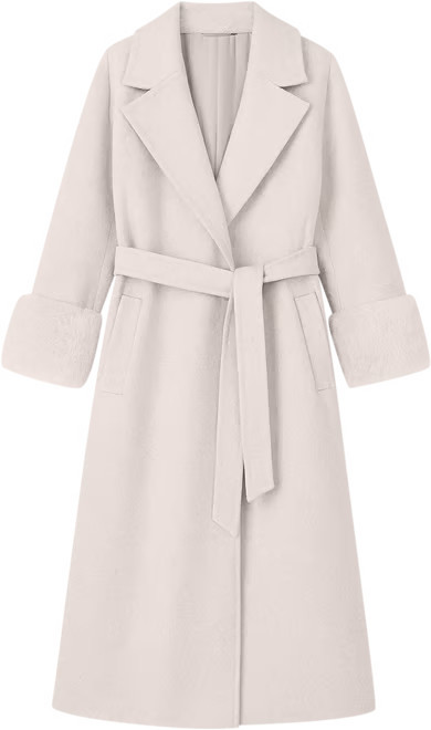Anne Klein Women's Tie-Front Coat With Removable Tie - Macy's | Macy's
