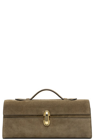 Taupe Slim Symmetry Pochette Bag | SSENSE