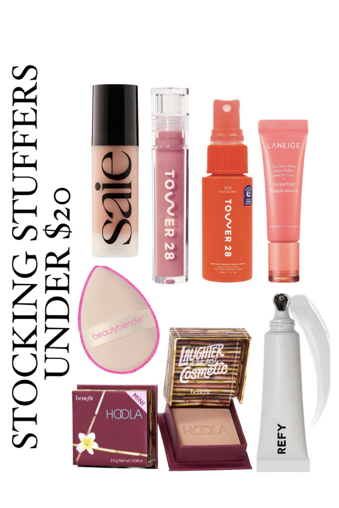 LTK GIFTS UNDER 20

White elephant gift ideas stocking stuffer gift guide for wellness girl under $20 makeup favorites for her gift guide for her gift guide for mom wellness favorites self care favorites 

#LTKfindsunder100 #LTKGiftGuide #LTKHoliday