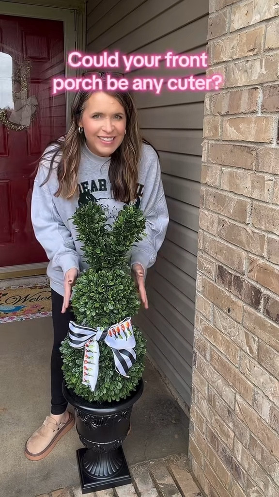 The cutest bunny topiaries! 

#LTKSeasonal #LTKSpringSale #LTKHome