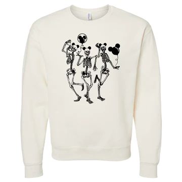 'Skeleton Disney' Crewneck Sweatshirt | United Monograms