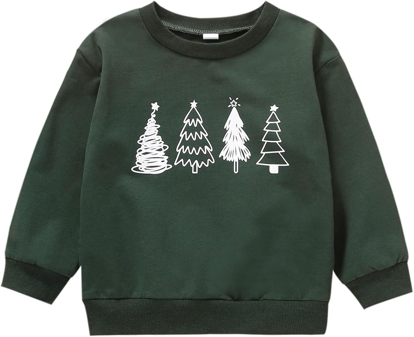 Amazon.com: 1-7Y Kids Girls Boys Christmas Sweatshirt Tops Letters Print Long Sleeve Pullover Swe... | Amazon (US)