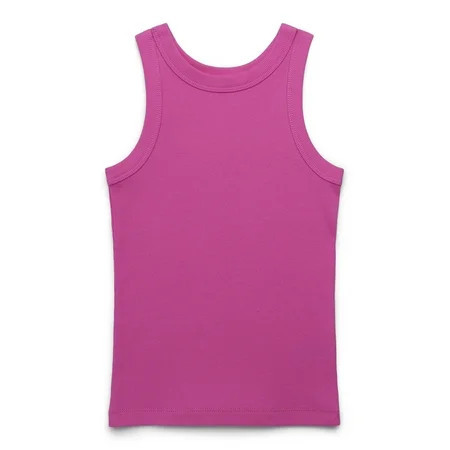 Wonder Nation Girls Kid Tough Ribbed Tank Top Sizes 4-18 & Plus | Walmart (US)