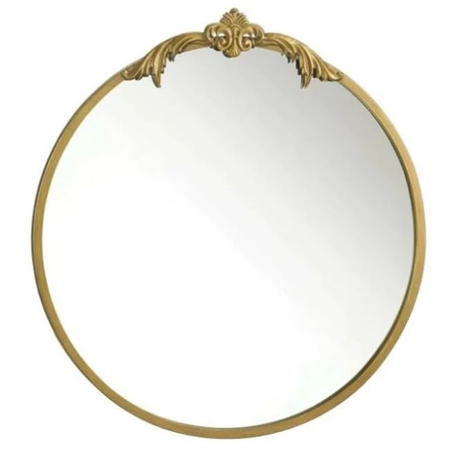 Accent Plus 10018930 Ornate Gold Frame Wall Mirror - Walmart.com | Walmart (US)