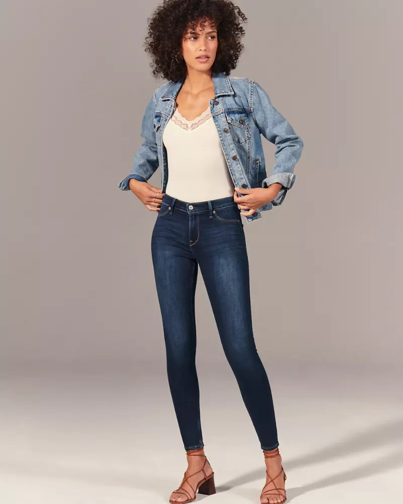 Mid Rise Jean Leggings | Abercrombie & Fitch US & UK