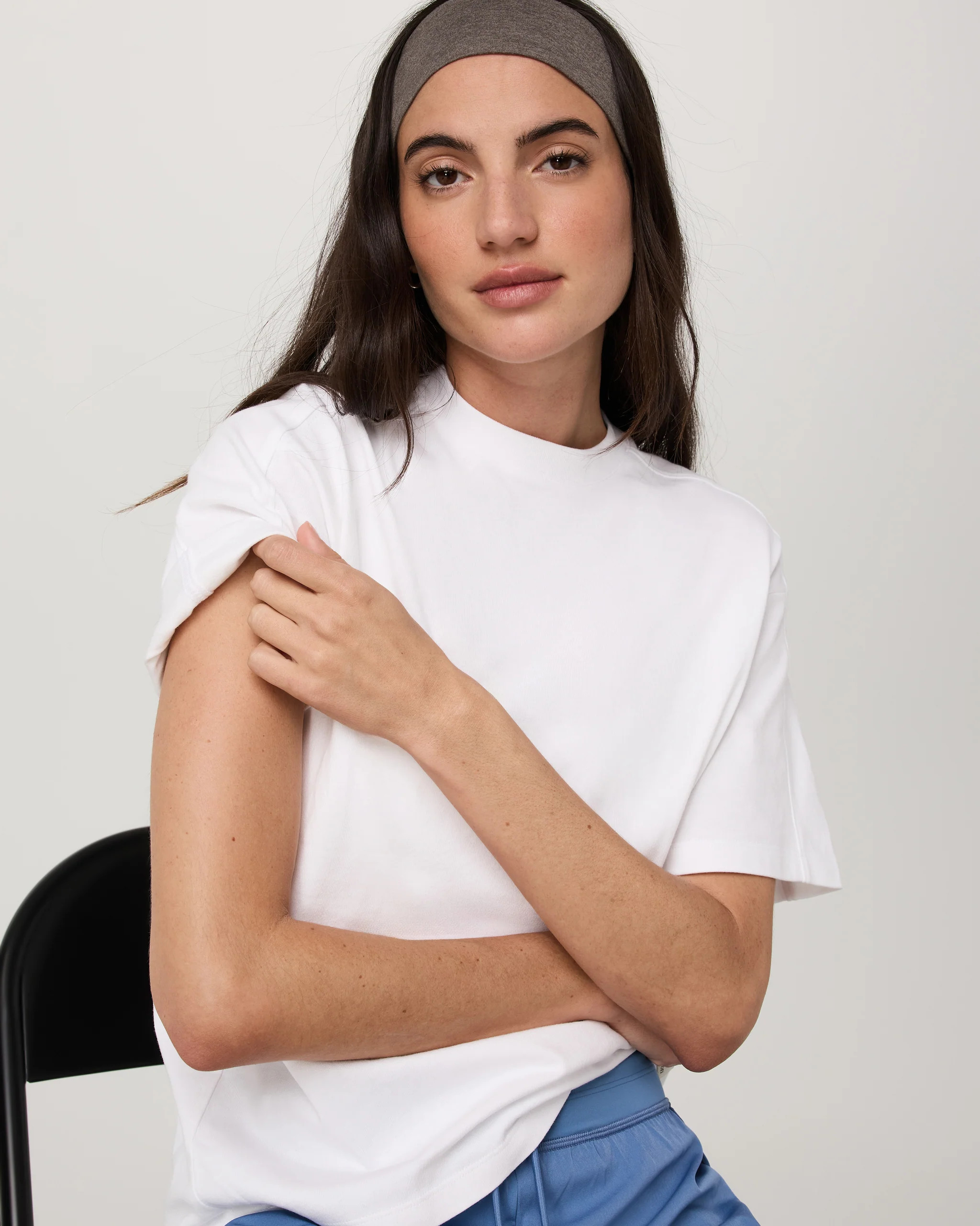 Short Sleeve Heavyweight Oversized Cotton Tee | White | Vuori | Vuori Clothing (US & Canada)