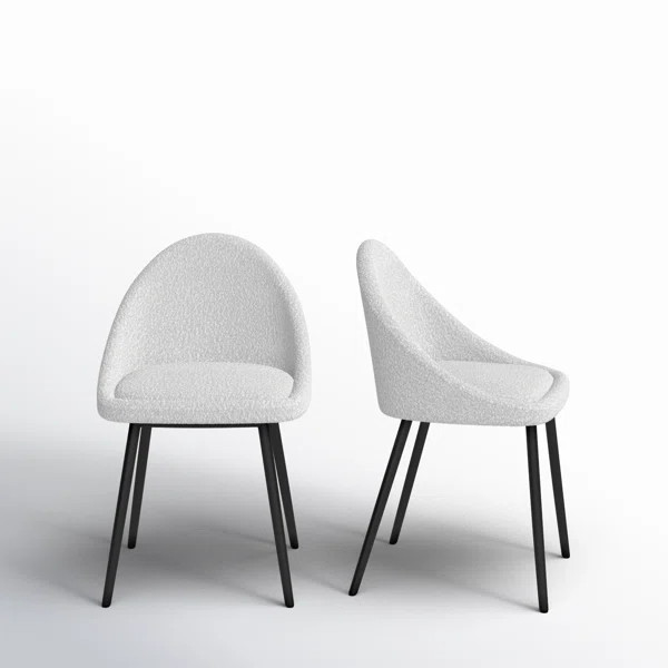 Holmes Boucle Dining Chair (Set of 2) | Wayfair North America
