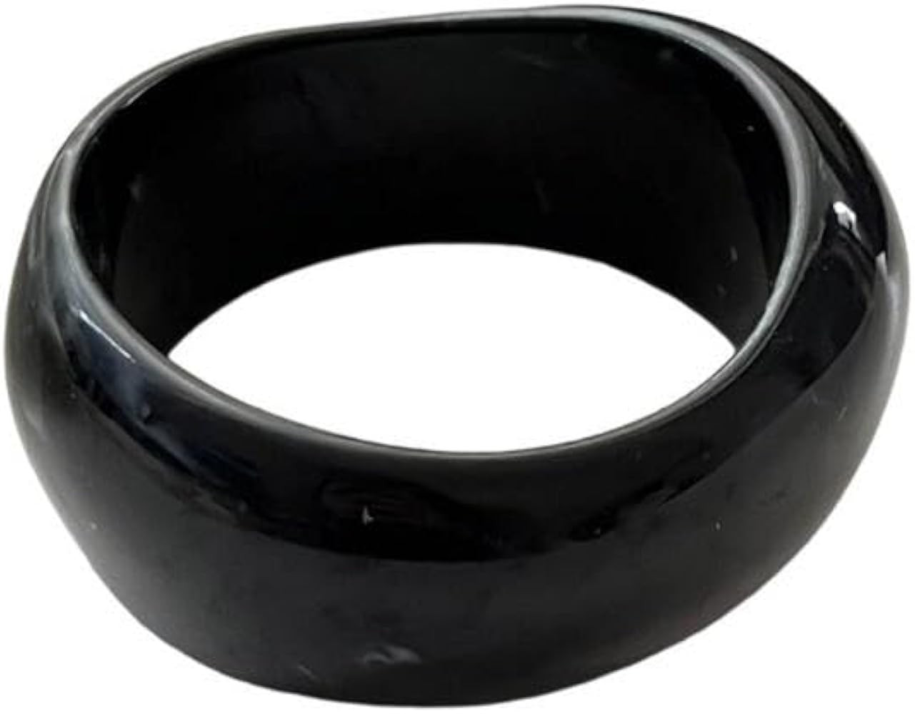 Fuqimanman2020 Chunky Acrylic Bangle for Women Colorful Irregular Geometric Resin Cuff Bracelet W... | Amazon (US)