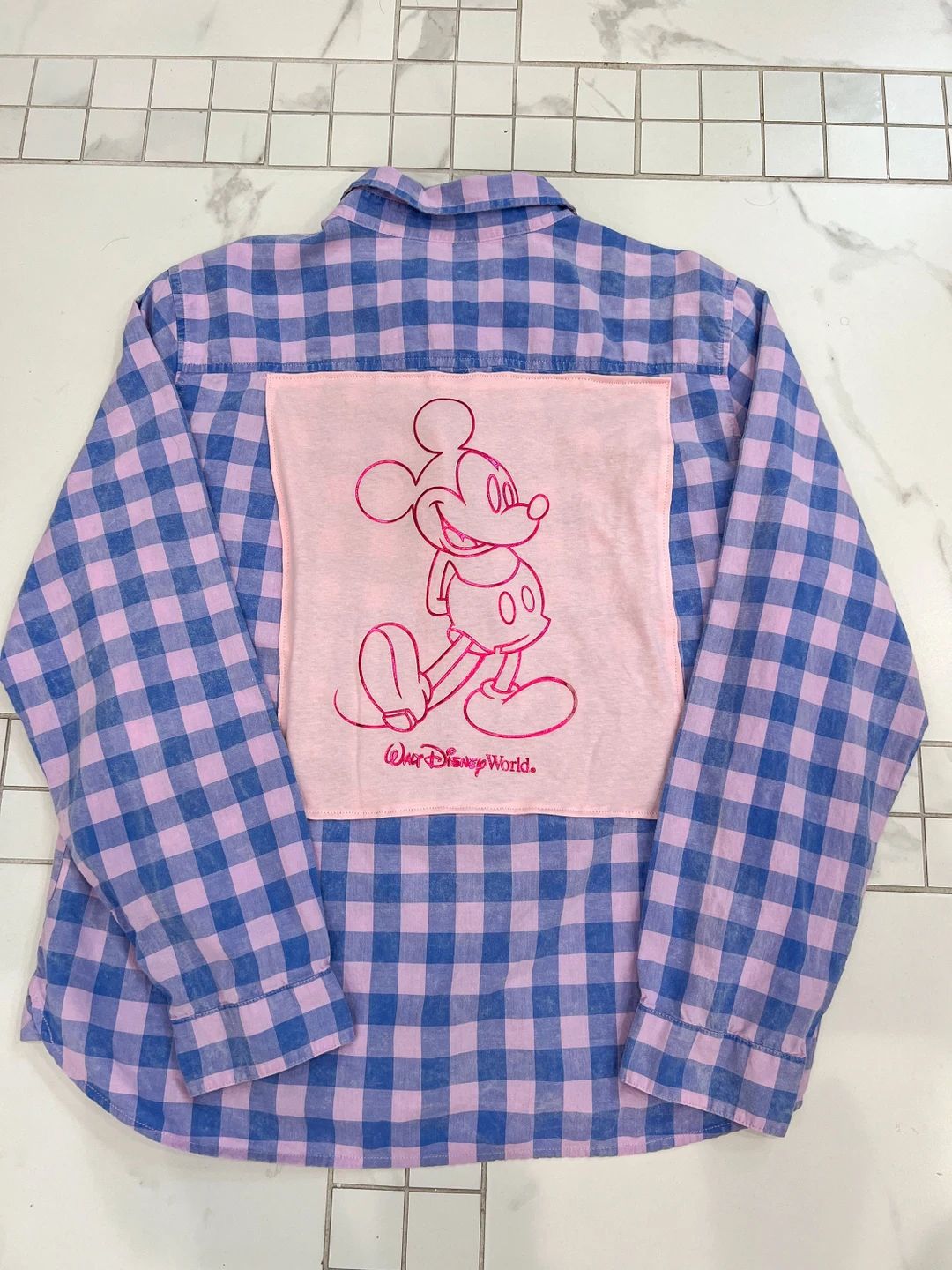 Mickey Mouse Flannel, Disney Plaid Flannel, Disney Jacket, Mickey Mouse Jacket, Plaid Flannel, Cu... | Etsy (US)