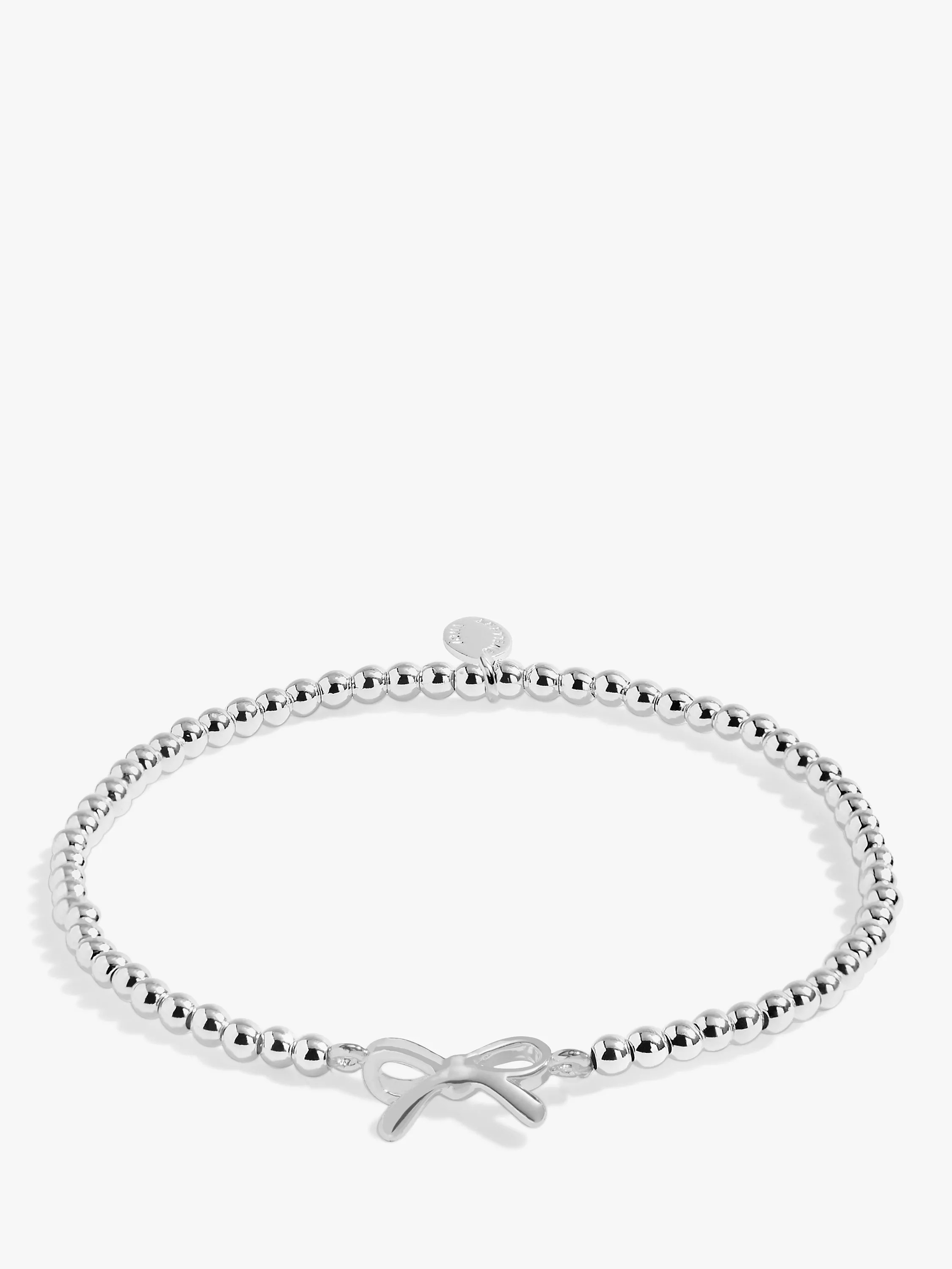 Joma JewelleryA Little Thank You Bow Bracelet, Silver | John Lewis (UK)