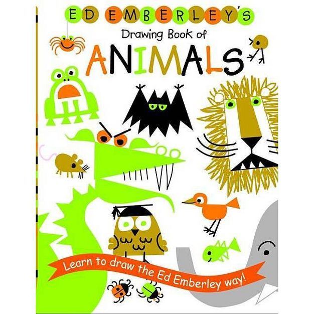 Ed Emberley's Drawing Book of Animals - (Ed Emberley Drawing Books) (Paperback) | Target