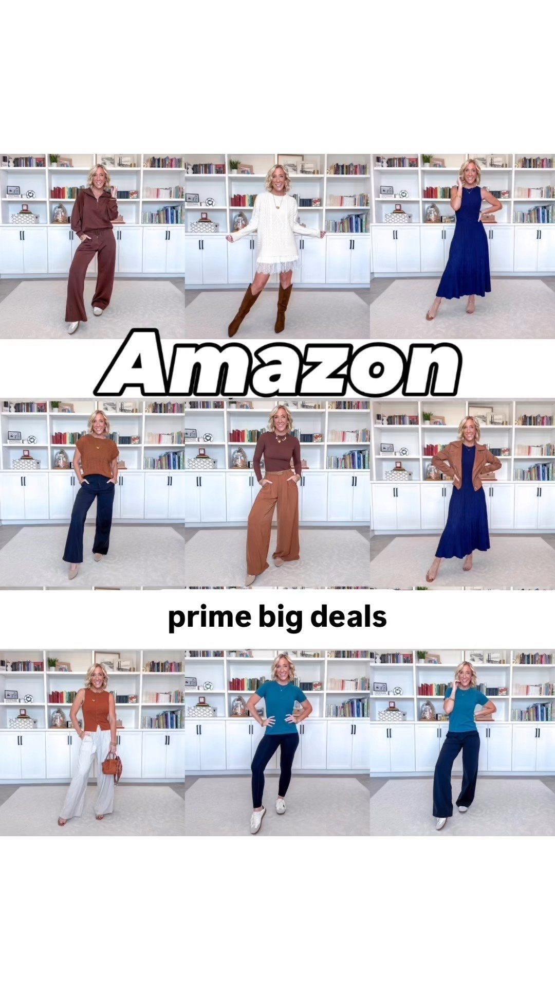 Amazon: prime big deals #ad
1. 2 Piece Half Zip Set - size small.
2. Casual Sneakers - size up a 1/2.
3. Oversized Crewneck Cable Knit Pullover Sweater - size small.
4. Sleeveless Pleated Sweater Dress - size small.
* Faux Suede Jacket - size small.
5. Yoga Work Pants - size small, petite.
6. Crochet Cap Sleeve Sweater - size small.
7. Wide Leg Palazzo Trousers - size small.
8. Double lined tops (long, short, sleeveless) - all size small.
9. Ribbed Vest Tank - size small.
10. Wide Leg Linen Pants - size small.
11. Faux Suede Mini Tote Bag 
12. Butterluxe Workout Leggings - size small.
13. Seamless Workout Top - size small.
14. Butterlift Wide Leg Pants - size small.
15. Wireless Seamless Bra - size medium.
@amazon #founditonAmazon 

#LTKSeasonal #LTKFindsUnder50 #LTKOver40