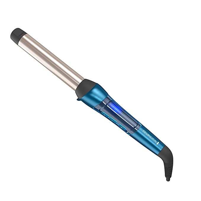 Remington Pro Professional Curling Wand, 1" Straight Barrel, Titanium Ceramic, Blue, CI9626CL | Amazon (US)