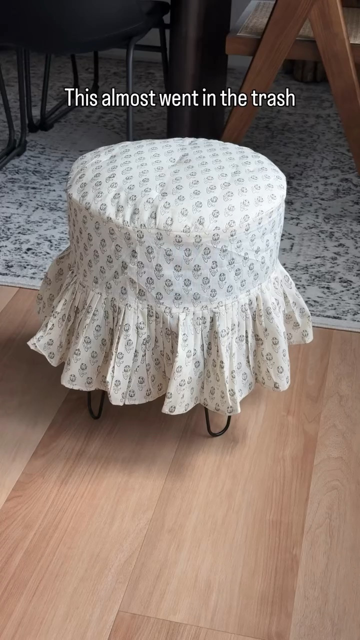 Hoping your week is coming along well! 

There’s something about giving old pieces a second life… it just hits differently ✨

This little stool was honestly on its way out — paint stains, wear, all of it.
But then these pure cotton block print covers happened… and suddenly it felt intentional, soft, beautiful.

As an artist, I know stains come with the process… but I also love when a space feels put together, calm, and just a little bit special 🤍

Sometimes it’s not about replacing things.

It’s about reimagining them.
These cutest stool covers are tagged in my LTK. Will add in my story too! 

#aninditashome #homedesign #reelhomedecor
