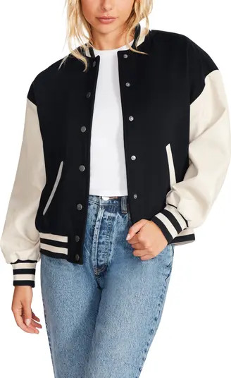 Steve Madden Alexandra Varsity Jacket | Nordstrom | Nordstrom