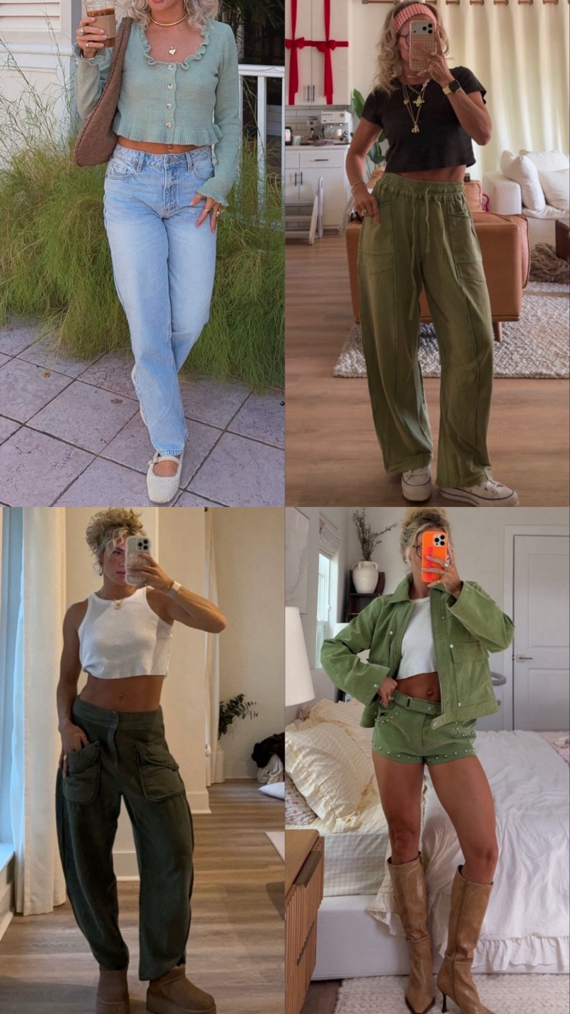 How I have been styling green 💚

#LTKSeasonal #LTKgrwm #LTKTravel