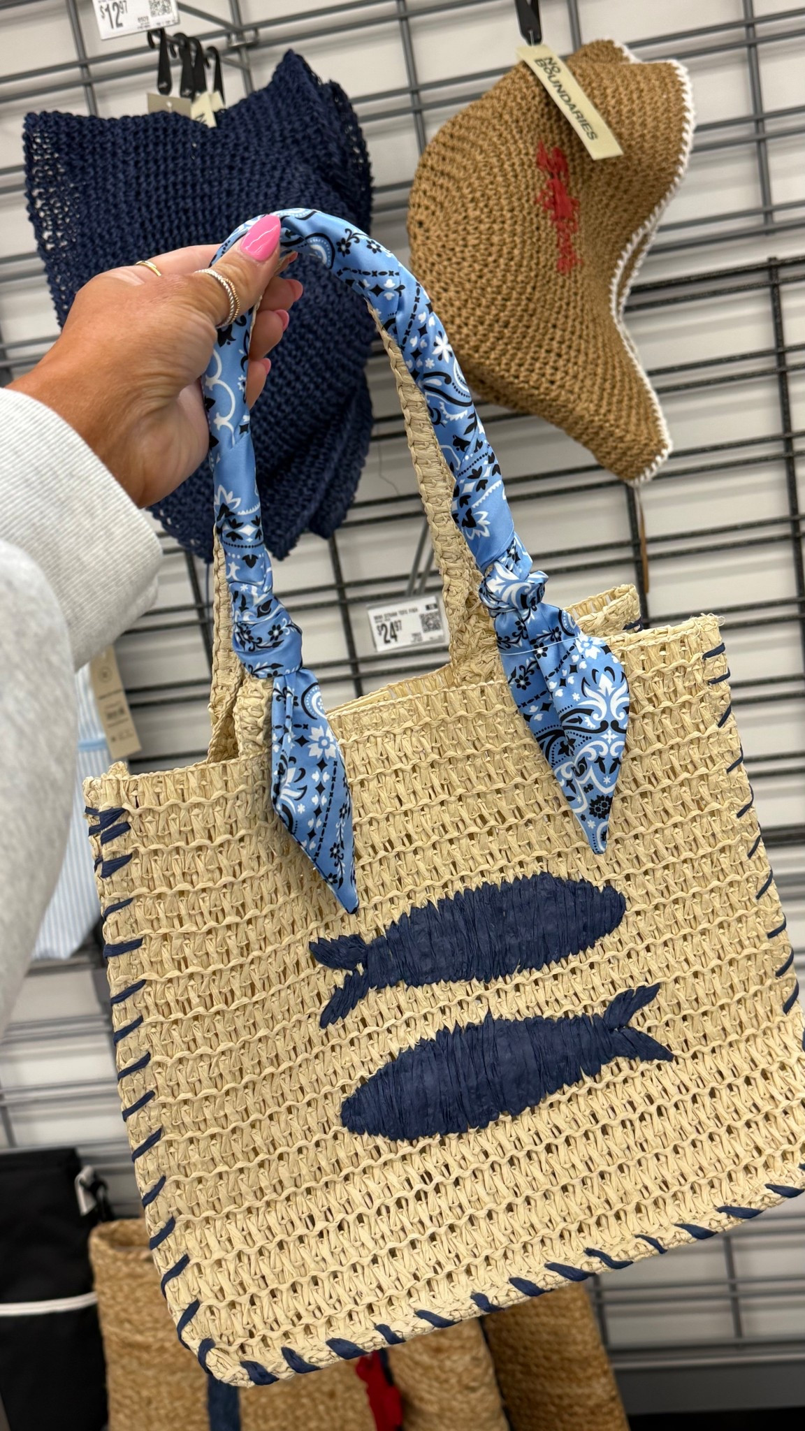 Will be using this for literally everything this summer I’m obsessed!!! 

Straw Tote with blue fish 

#LTKootd #LTKSpringSale #LTKdayinmylife